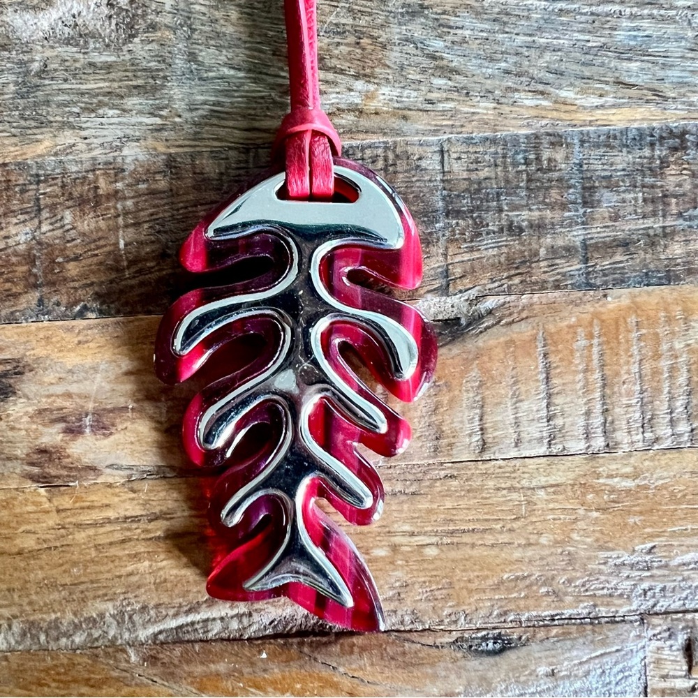 Fossil Brand Fish Bone Necklace